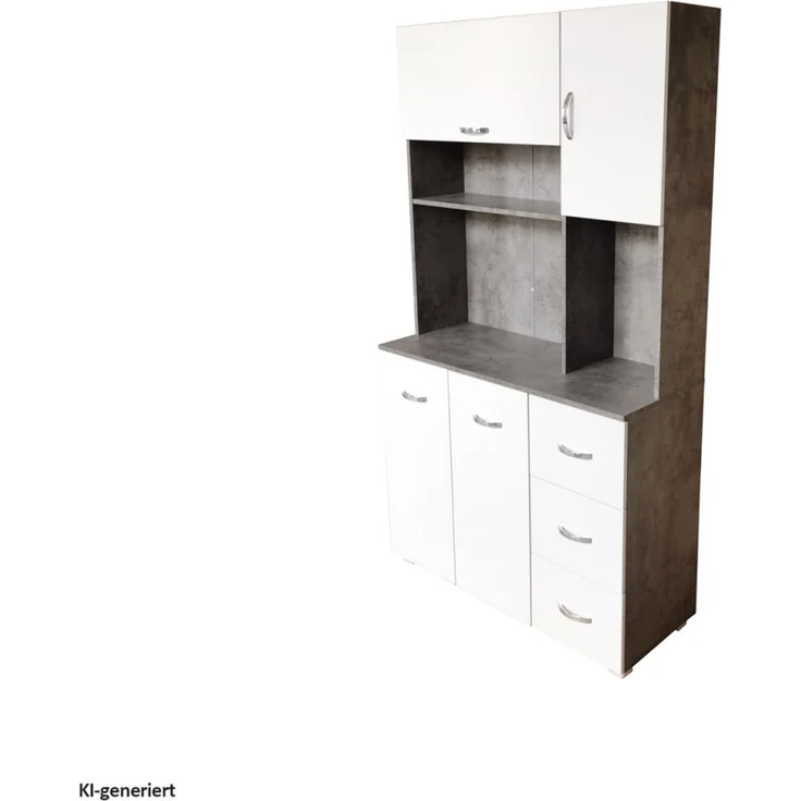 HTI-Line Hochschrank Küchenschrank Blanca (Stück, 1-St, 1x Schrank Blanca, ohne Dekoration) Küchenbuffet – Bild 1