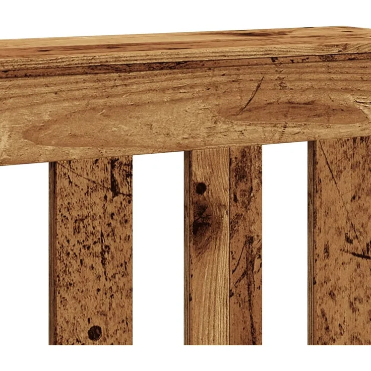 vidaXL Heizkörperverkleidung Altholz-Optik 104x20x82 cm Holzwerkstoff 852742 – Bild 6