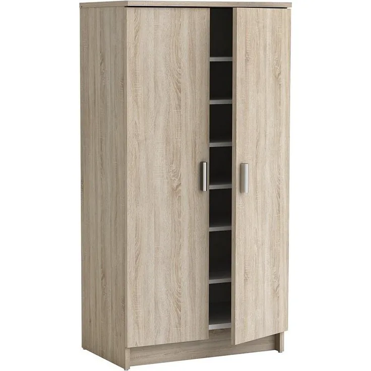 Schuhschrank >Elvira< in Sonoma-Eiche - 54.6x108.4x35.3cm (BxHxT)