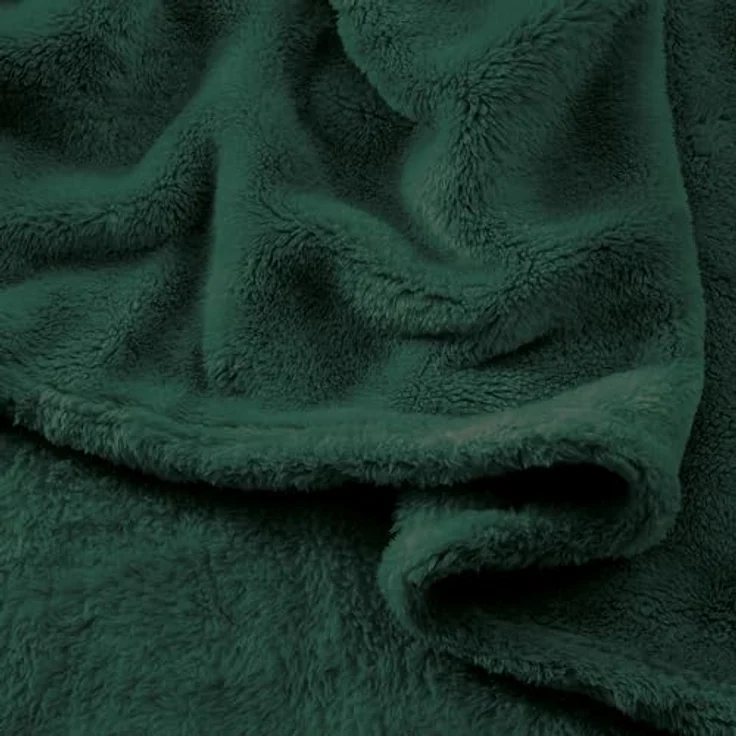 Wohndecke Wohndecke "Salerno", Erwin Müller, Teddy-Fleece Uni – Bild 7