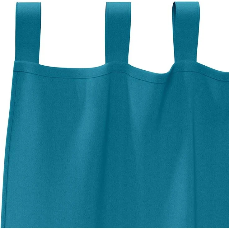 Verdunkelungs-Vorhänge | für Wohnzimmer & Schlafzimmer mit Ringen 2 pcs Türkis 175 x 140 cm – Bild 5