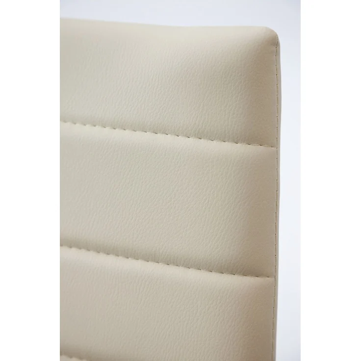 Albatros Esszimmerstühle MILANO 4er, Beige - Polsterstuhl mit Kunstleder-Bezug, Modernes Stilvolles Design am Esstisch - Küchenstuhl oder Stuhl Esszimmer mit hoher Belastbarkeit bis 110kg – Bild 9