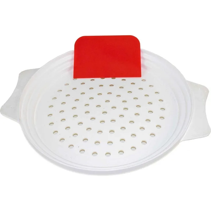 Muxel Spätzlereibe Muxel Spätzlesieb, die Einfache Art Spätzle zu schaben (Weiss), Kunststoff, (mit-Teigschaber, 2-St, Spätzlebrett mit Teigschaber und Rezeptheft), Leicht zu reinigen