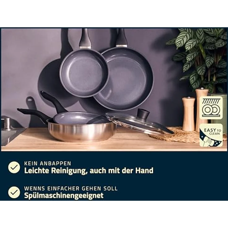 Bratpfanne Henckels by ZWILLING STREAM CERAMIC D 24 cm bunt Pfannen-Set Pfanne Pfannenset – Bild 6