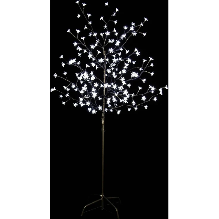 Nipach LED-Lichterkette BA11638 LED Lichterbaum 200 Blüten 150cm – Bild 2