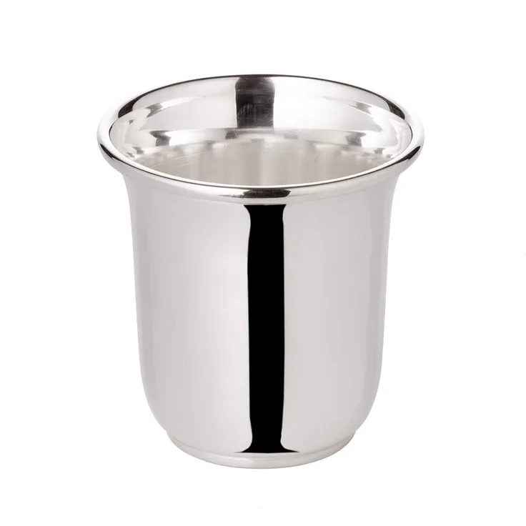 Becher Schnapsbecher Cuno, schwerversilbert, Höhe 5 cm, Füllmenge 0,04 Liter
