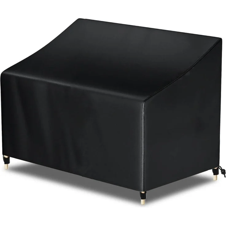 Awnic Gartenbank Abdeckung Hülle für Schutzhülle Abdeckplane Gartenbank Wasserdicht 210D Polyester 2 Sitzer 134 x 70 x 60/88cm