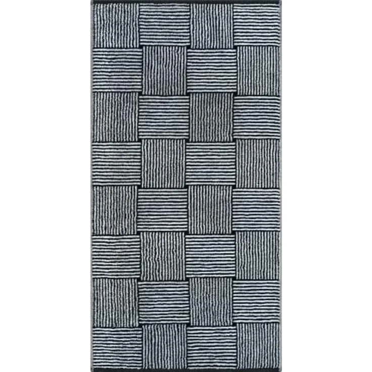 Cawö Handtücher Black&White Chess 6281, 100% Baumwolle (1-St) – Bild 2