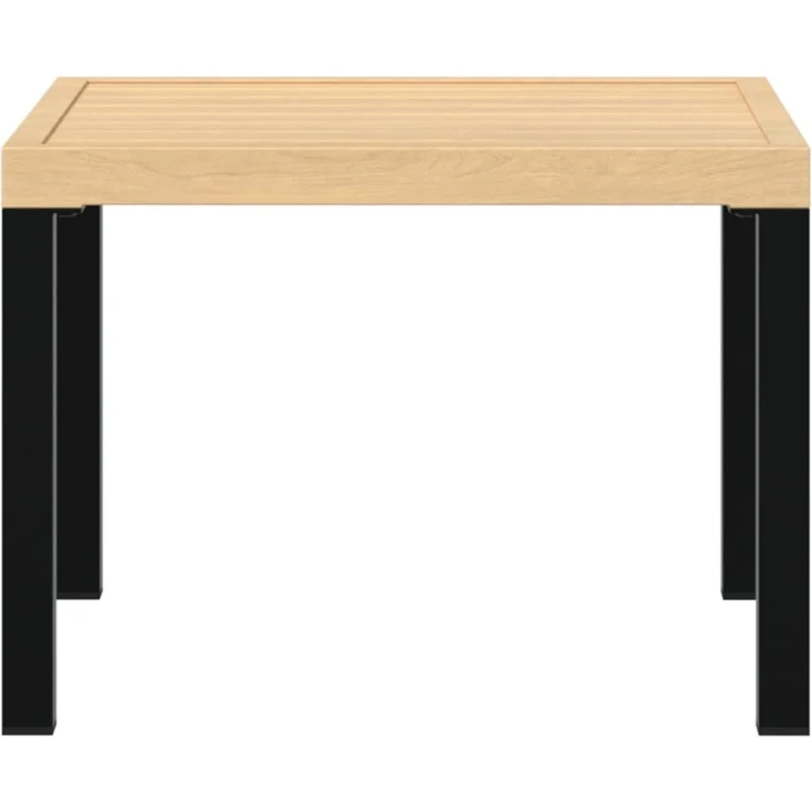 vidaXL Garten-Couchtisch 55x55x39,5 cm Pulverbeschichteter Stahl 4008568 – Bild 3