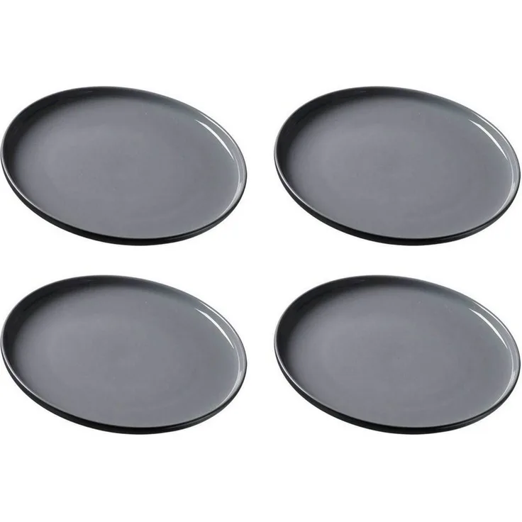Ritzenhoff & Breker JASPER Speiseteller ø 26 cm schwarz 4er Set
