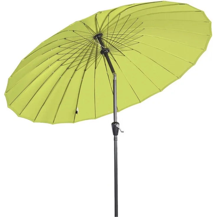 Angel Living Sonnenschirm 2,5m, Gartenschirm mit Kurbel & 45° Neigungswinkel, UV-Schutz 30+, ohne Ständer, wasserabweisender Ampelschirm für Balkon, Terrasse & Garten