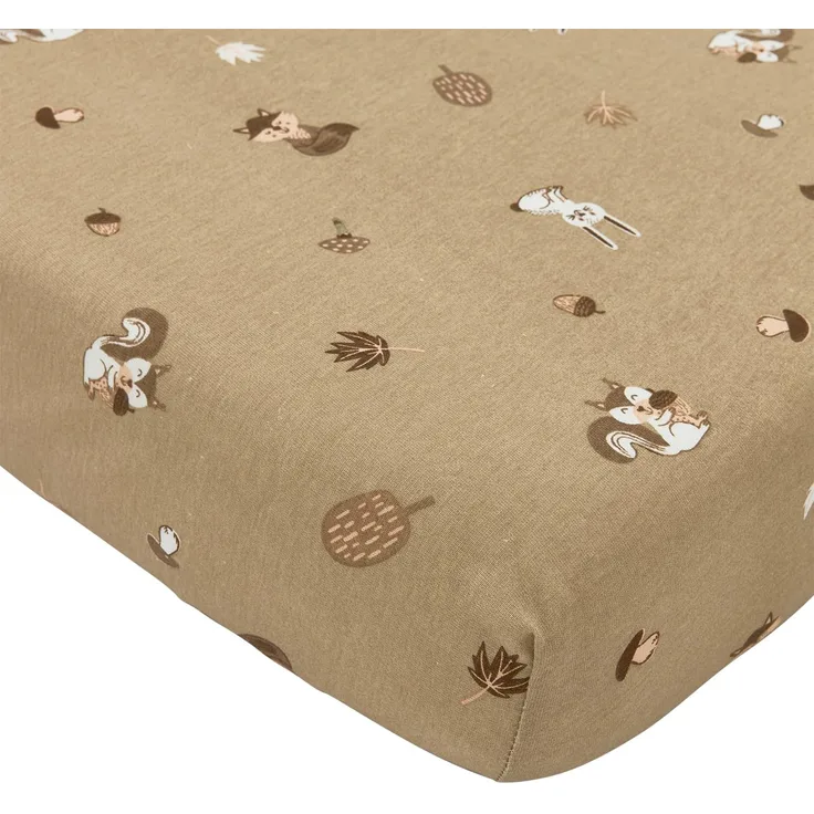 Meyco Spannbettlaken Print - Jersey - Forest Anima