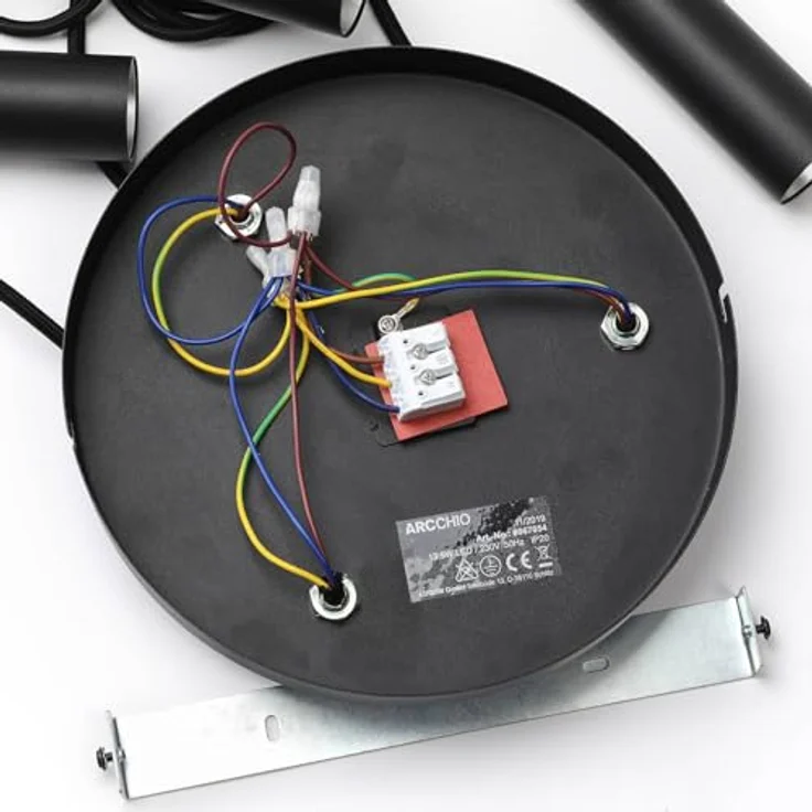 Arcchio LED-Pendelleuchte Franka, 3-flg., schwarz, Ø 24 cm, inklusive 3 x 4 W LED Leuchtmittel – Bild 9