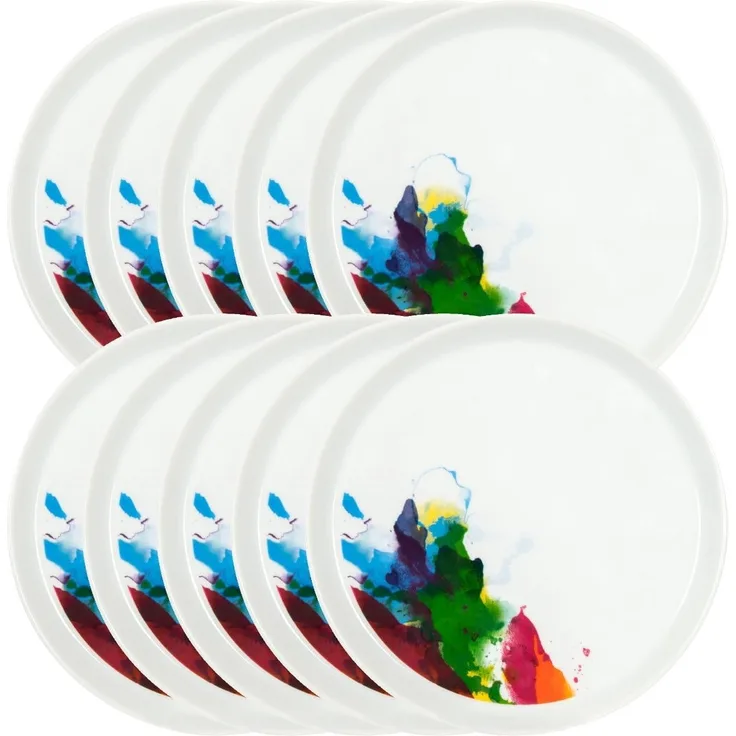 Könitz Teller Coup Ø 20 cm - On Colour Flow aus Porzellan / Designteller