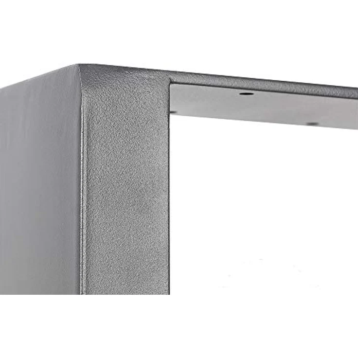 Tischuntergestell 90x72 cm Möbelfüße Grau Tischbeine Industrie Bankkufen Stahl – Bild 6