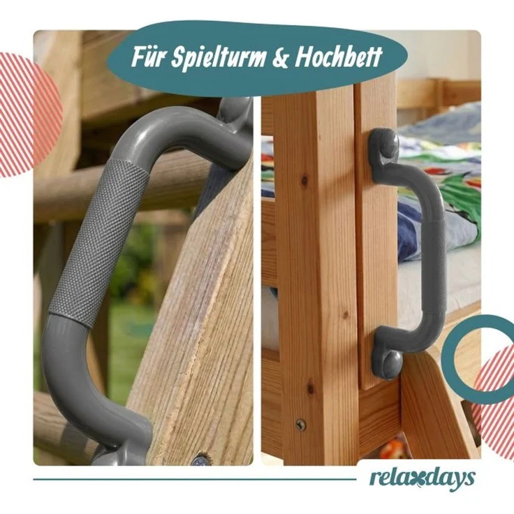Relaxdays Klettergerüst-Griffe im Set – Bild 5