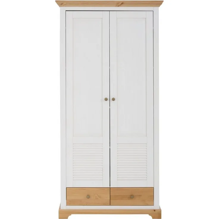 Home affaire Garderobenschrank Ayanna Breite 94 cm, 2-türig, aus massiver Kiefer, FSC®