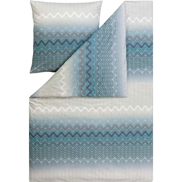 Estella Interlock Jersey Bettwäsche Luna 6949-530 grün 155x220 – Bild 2