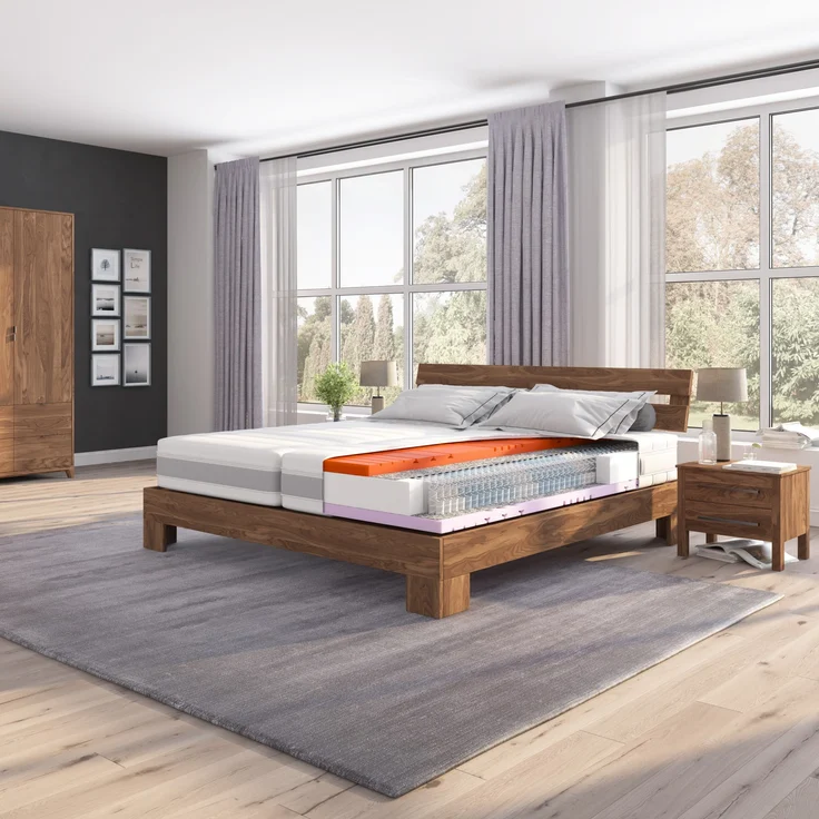 Hn8 Taschenfederkern-Matratze "Sleep Balance TFK", H3/H4, 90 x 200 cm, Höhe: ca. 24 cm – Bild 6