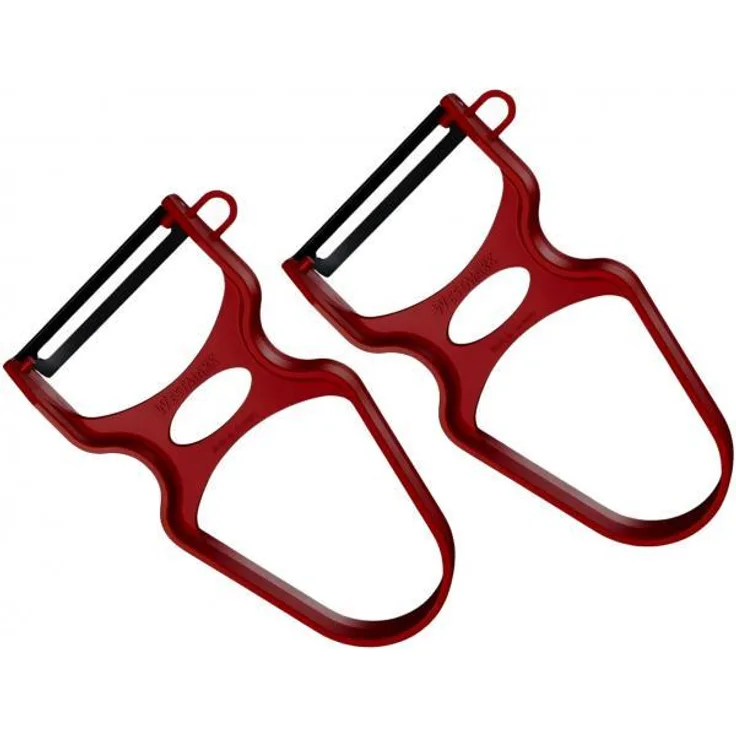 Gemüseschäler Spargelschäler, Kartoffelschäler, Universalschäler für Gemüse & Obst - 2 Stück