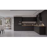Winkelküche SIENA 350x290 cm Küchenzeile Einbauküche Eckküche Küche Schwarz matt
