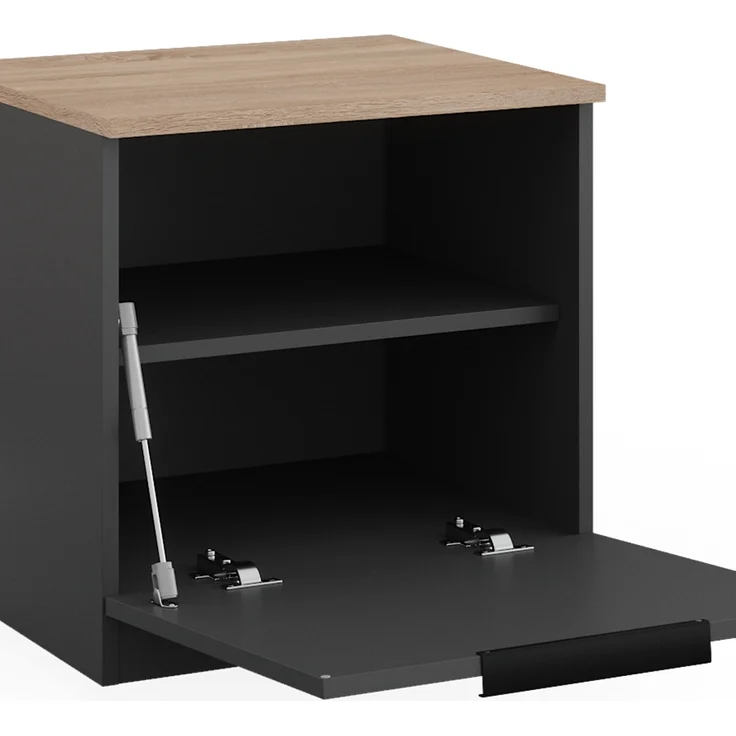 Nachttisch Betti Anthrazit/Sonoma 50 x 50 cm Vicco – Bild 6