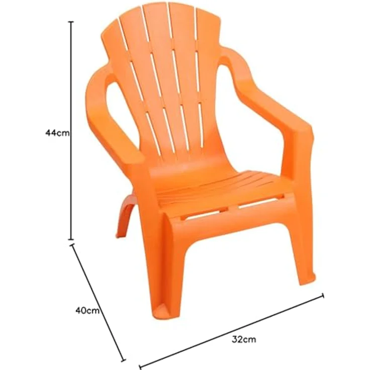 PRO GARDEN Urban Living SUNNYDAYS LE Plastik - KINDERSTUHL „Selva“ ORANGE – Bild 2