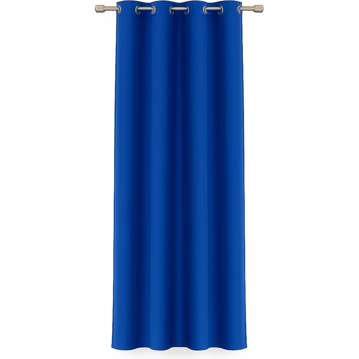 Bestlivings Blickdichte, Gardine mit Ösen, in vielen Größen und Farben Blau 140x245 cm – Bild 1