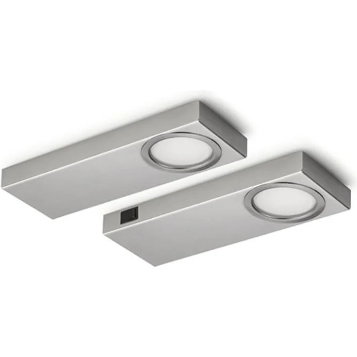 NABER Rea 1 LED Set-2 S mit Schalter Unterbauleuchte / A++ / 2 Watt / Neutralweiß