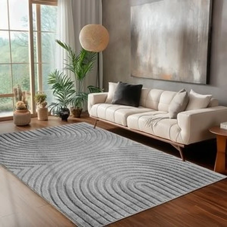 Carpettex Designteppich Skandinavischer Boho, Rechteckig, Höhe: 8 mm, Teppich Wohnzimmer, Schlafzimmer, Gästezimmer – Bild 6
