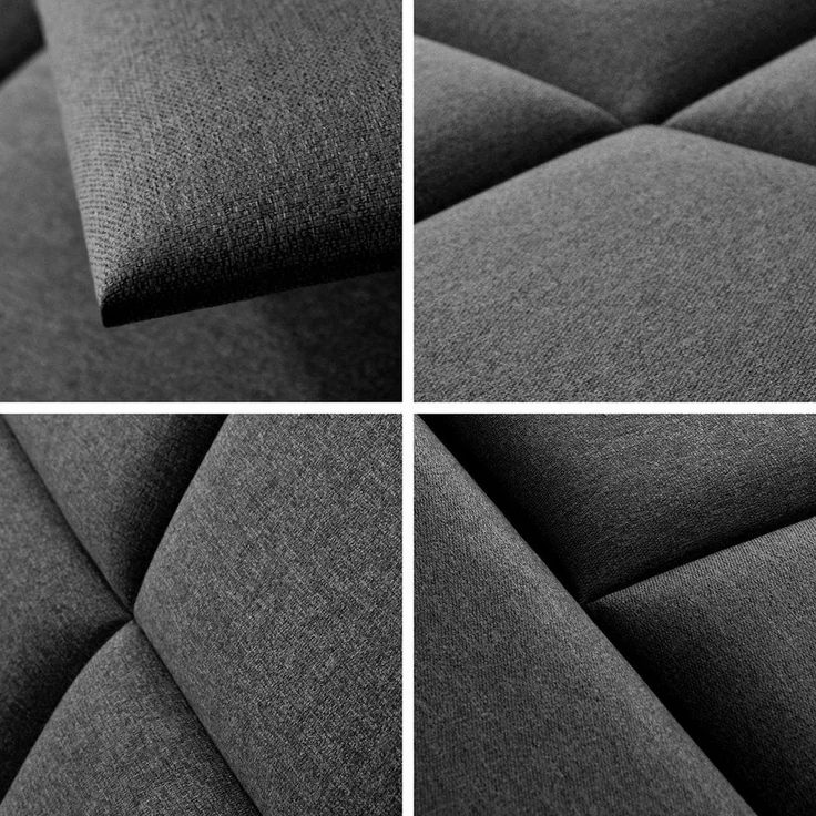 mollis Kopfteil Rechteckig Wandpolster Wandkissen Bettkopf Akustikpaneel, (1 St), FSC-Zertifiziert CU-COC-827249, FSC® C114919 – Bild 3