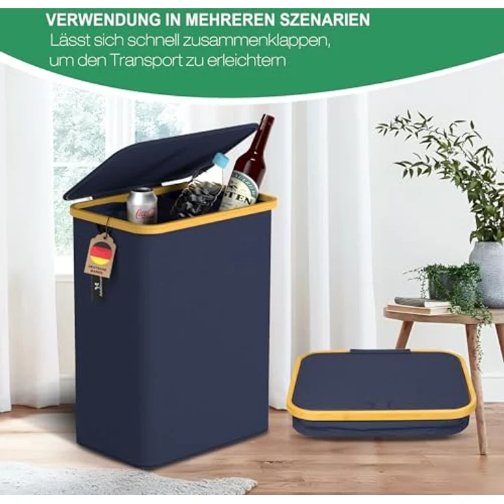 AdelDream Aufbewahrungsbecher Pfandflaschen Sammelbehälter mit Deckel – Bild 7