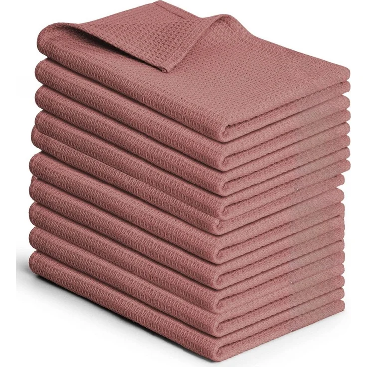 Blumtal Geschirrtuch Set 50x70 oder 30x30 cm, 100% Baumwolle, (10-tlg), Saugfähig, schnell trocknend, waschbar, 100% Baumwolle – Bild 1