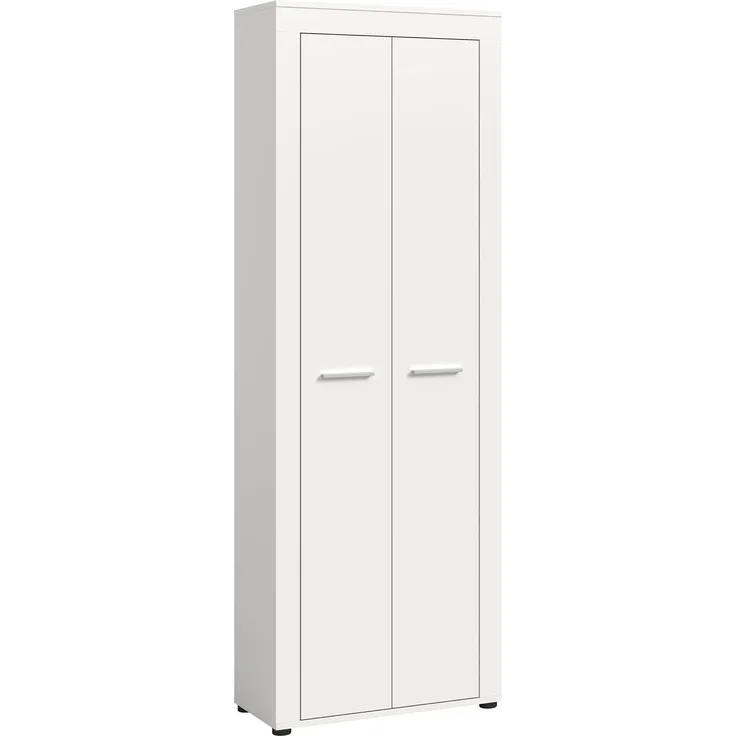 xonox. home Garderobe Jam X8BA9613 Schuhschrank Garderobenschrank Schrank in Weiß Nb. ca. 64 x 191 x 35 cm