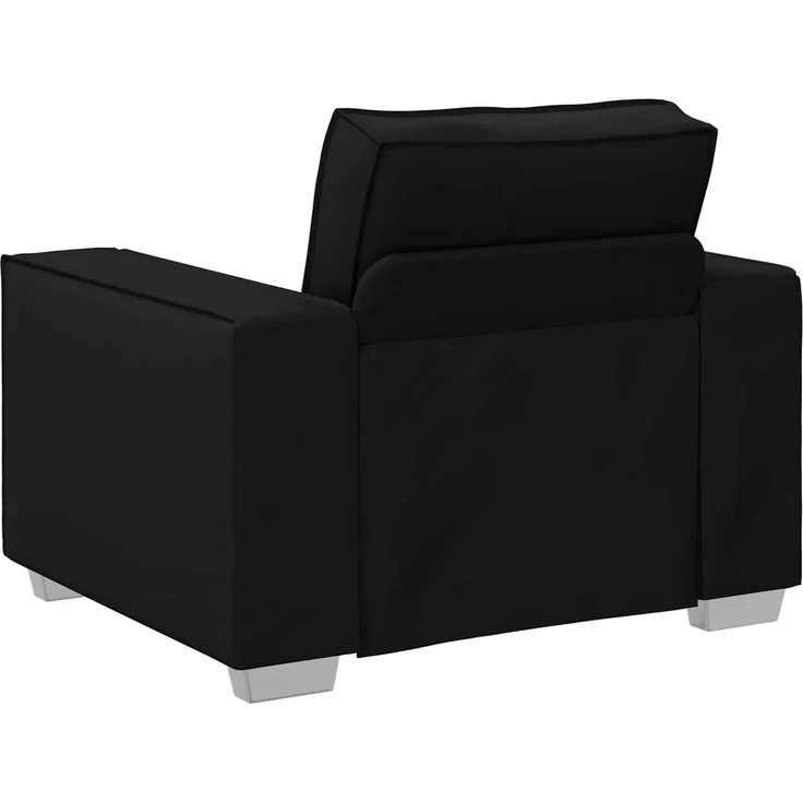 vidaXL Sofa-Sessel Schwarz 100 cm Kunstleder 4105044 – Bild 5