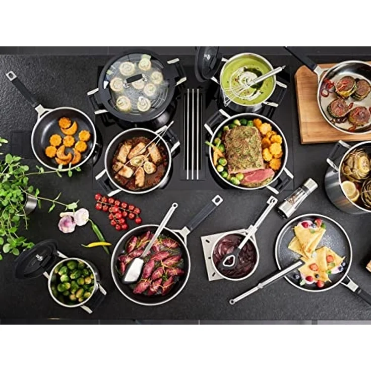 RÖSLE Topfset 6 tlg. Silence Pro Edelstahl Topfset Kochtopf Set Induktion – Bild 4