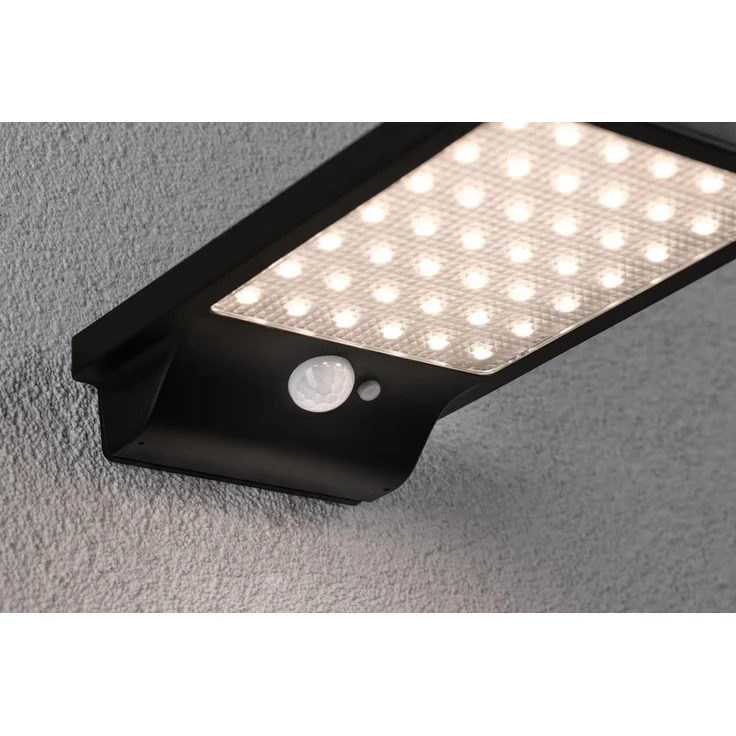 Paulmann 95393 Solar LED Außenwandleuchte Solveig schwarz IP44 3000K – Bild 8