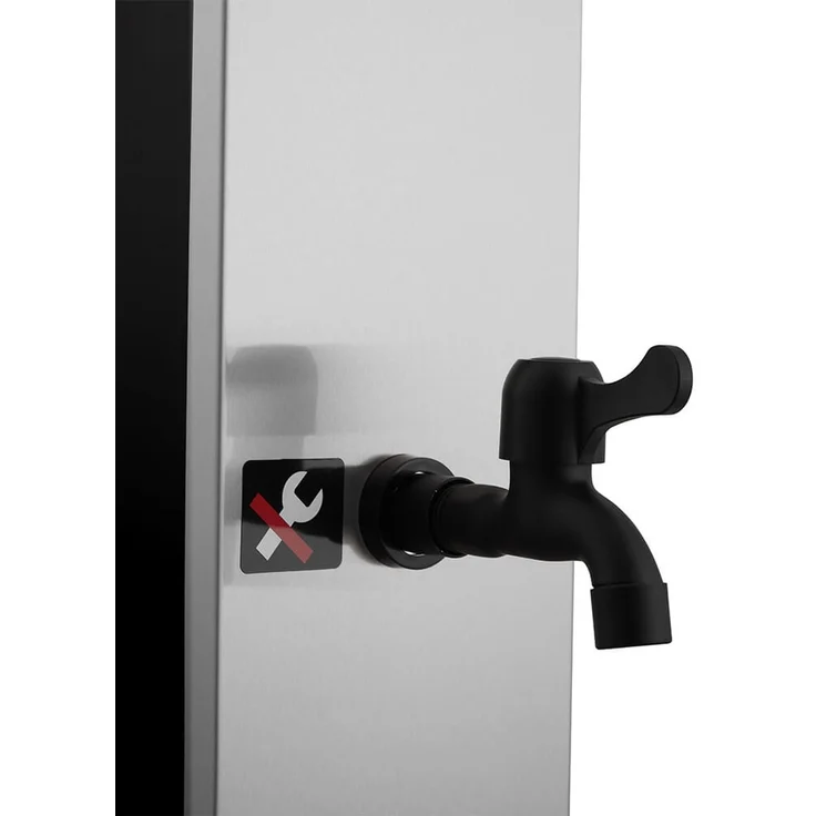 HOME DELUXE Solardusche OLYMP - Gebürstetes Nickel / Schwarz – Bild 8