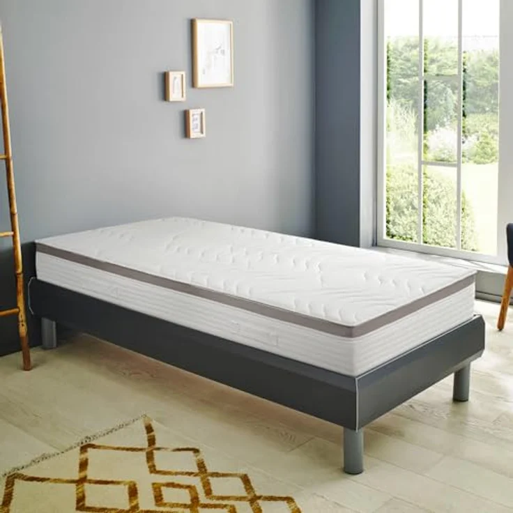 7 Zonen ergonomische Taschenfederkernmatratze Sleezzz Diamond T1000 90 x 200 cm, Höhe 23 cm, Härtegrad H2/H3, 1000 Federn/2m² – Bild 3