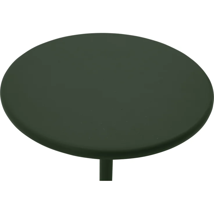 LECO Stehlampe mit Ablagetisch, Kunststoffgeflecht und Stahlrohrgestell lindgrün, 54x35x140 cm – Bild 4