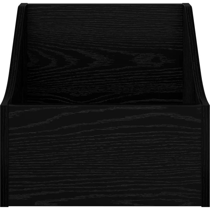 vidaXL LP Plattenbox 2 stk. Schwarz Eichen-Optik 37 x 33 x 32 cm 8012765 – Bild 5