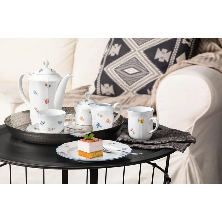 Kombi-Untertasse 15 cm Sonate Nostalgie Seltmann Weiden Kaffeetasse - MikrowelleBackofen geeignet, Spülmaschinenfest – Bild 5