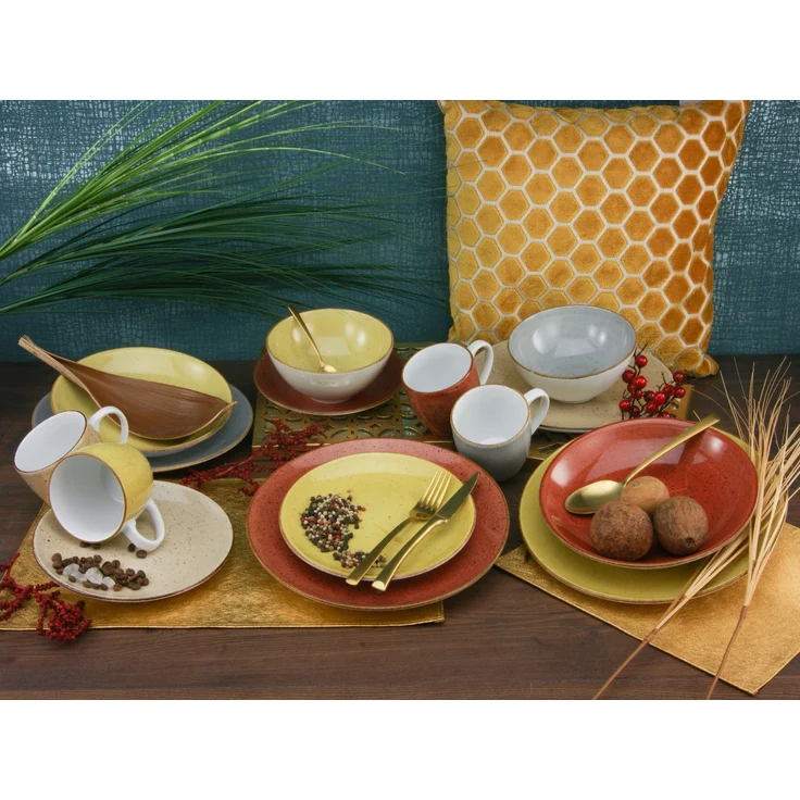 Schale VINTAGE DH 17x7 cm orange – Bild 2