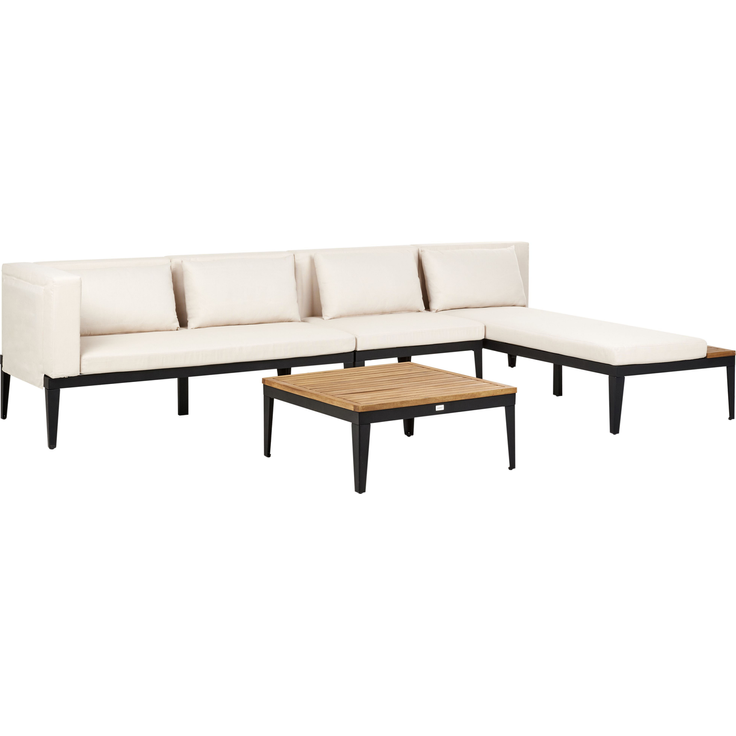 Lounge Set mit Tisch BRACCIANO Helles Beige – Bild 4