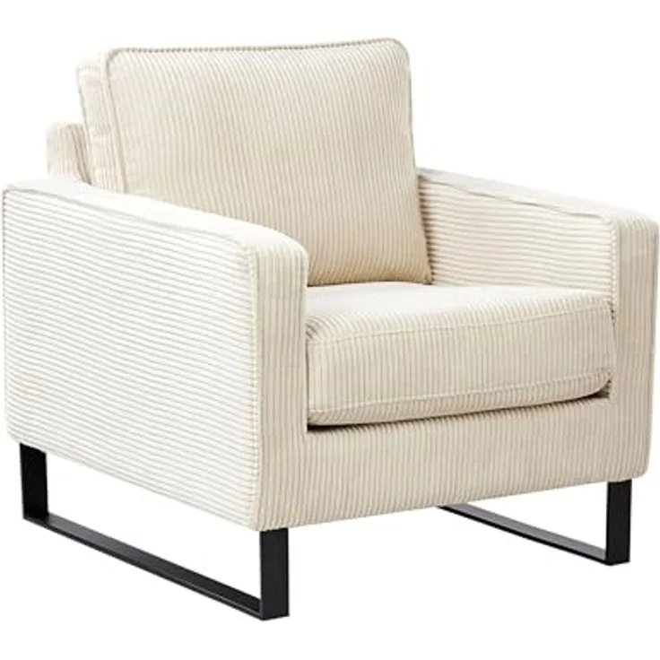 Sessel VIND Cord Hellbeige – Bild 1