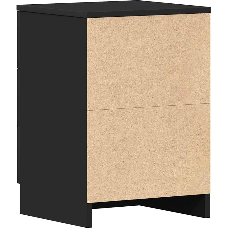 vidaXL Nachttisch Schwarz 38x35x56 cm Holzwerkstoff 800452 – Bild 7