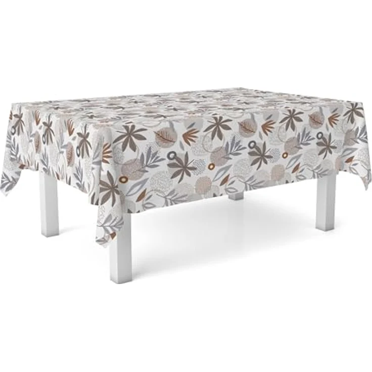 Martina Home Wachstuch-Tischdecke Sella, grau, 260 x 140 cm – Bild 2