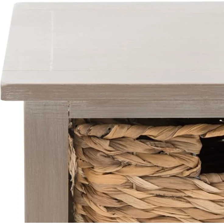 SAFAVIEH Rustic Wooden , in White Birch, 34 X 113 X 80 – Bild 5