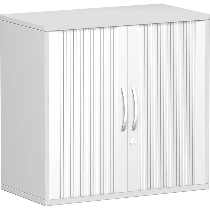 Querrollladenschrank Oberboden 25 mm, Silber Lichtgrau, 80 x 42 x 80 cm