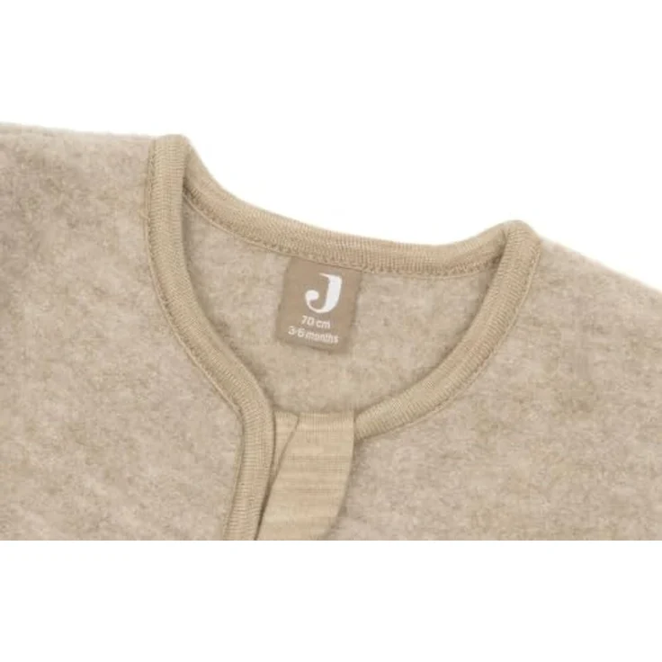 Jollein Schlafsack Baby Wolle - 70 cm - 2.0 bis 2.5 TOG - 100% Merinowolle - Abnehmbare Ärmel - Temperaturregulierend - Oeko-Tex Zertifiziert - Natural – Bild 4